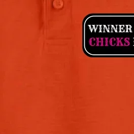 Winner Winner Chicks Dinner Dry Zone Grid Performance Polo