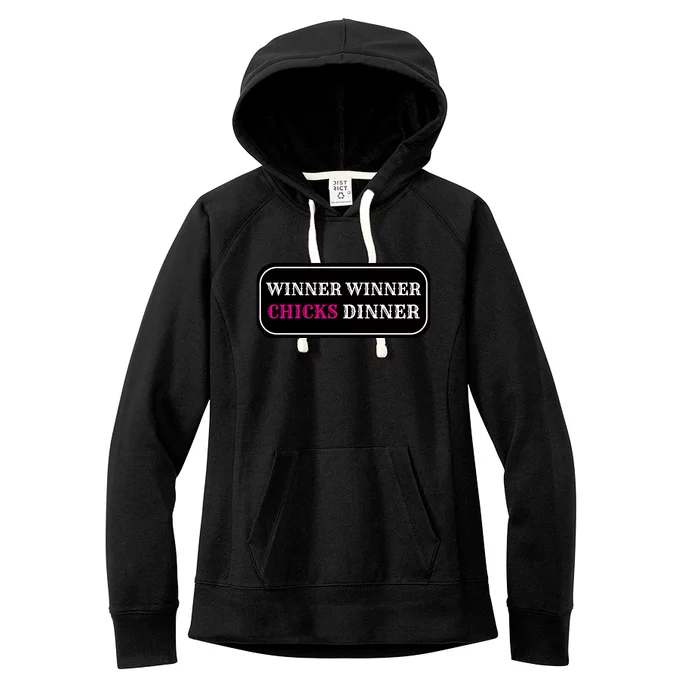 Winner Winner Chicks Dinner Women's Fleece Hoodie