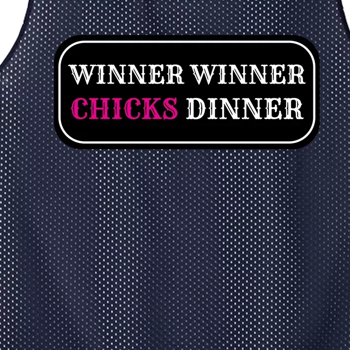 Winner Winner Chicks Dinner Mesh Reversible Basketball Jersey Tank