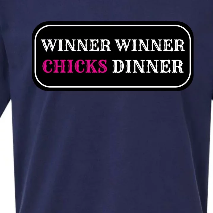 Winner Winner Chicks Dinner Sueded Cloud Jersey T-Shirt