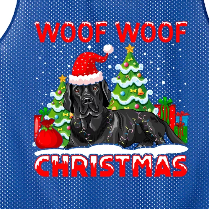 Woof Woof Christmas Cute Gift Mesh Reversible Basketball Jersey Tank