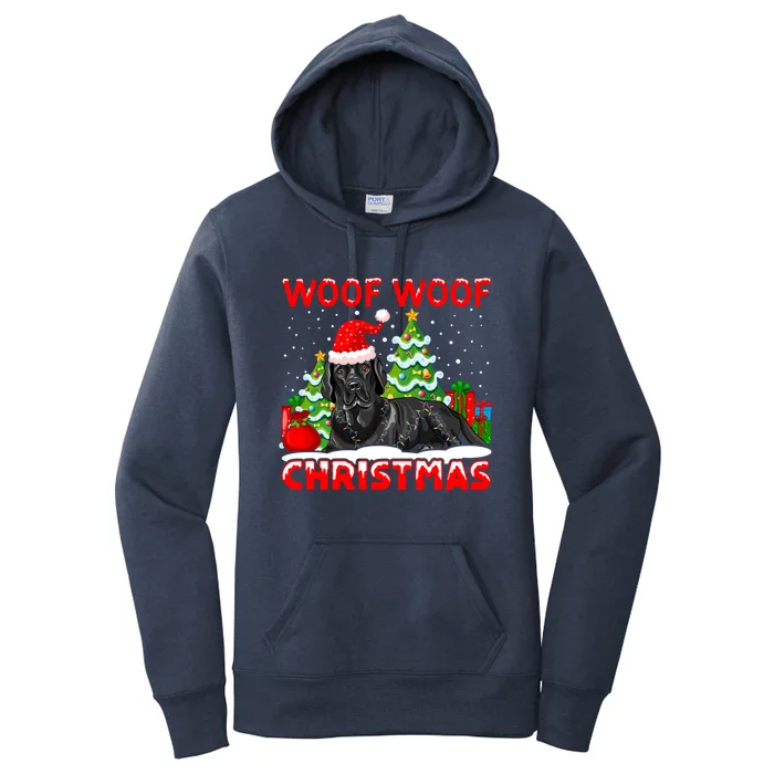 Woof Woof Christmas Cute Gift Women's Pullover Hoodie