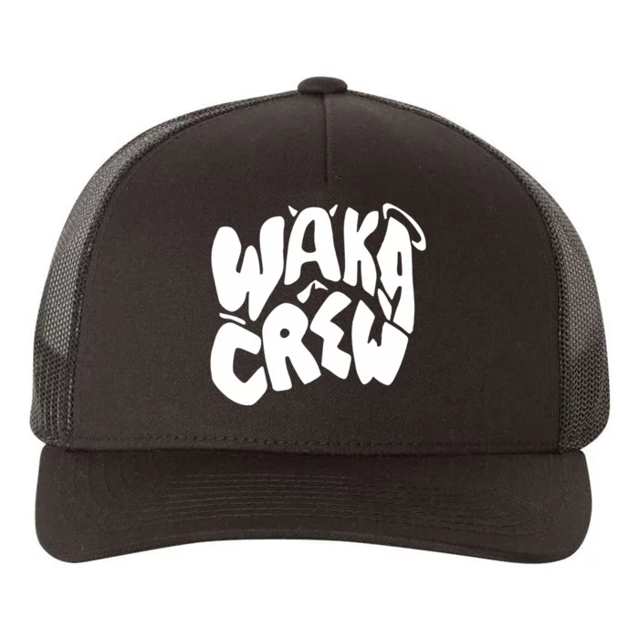 Waka Waka Crew Washed Powder Yupoong Adult 5-Panel Trucker Hat