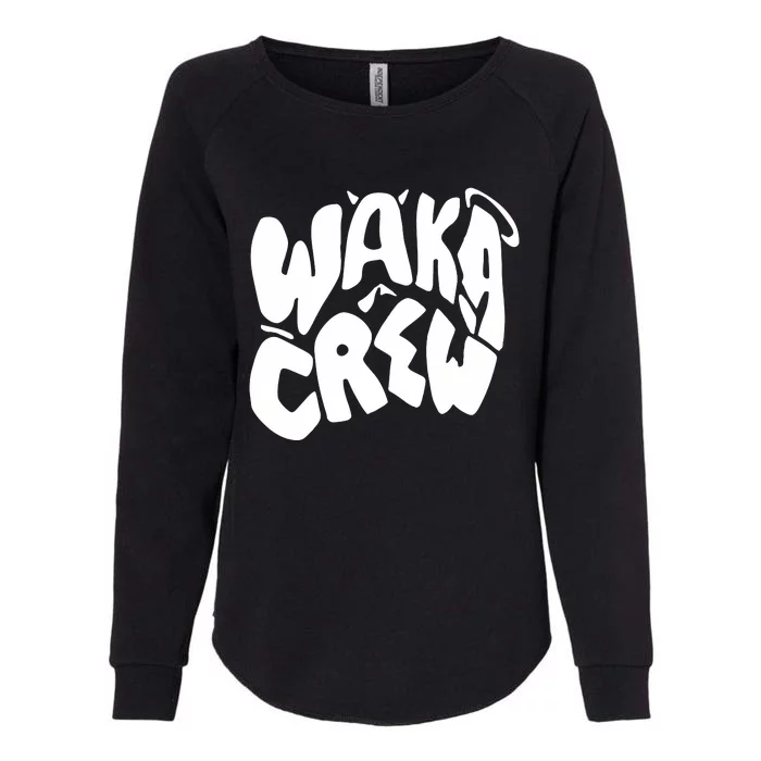 Waka Waka Crew Washed Powder Womens California Wash Sweatshirt