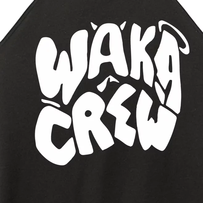 Waka Waka Crew Washed Powder Women’s Perfect Tri Rocker Tank