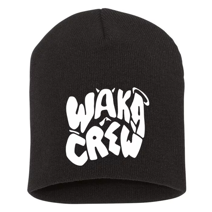 Waka Waka Crew Washed Powder Short Acrylic Beanie