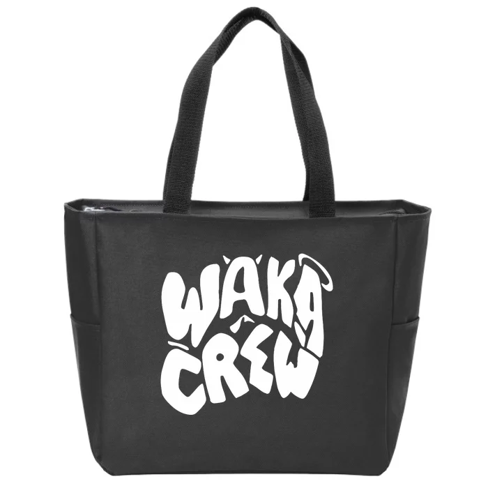 Waka Waka Crew Washed Powder Zip Tote Bag