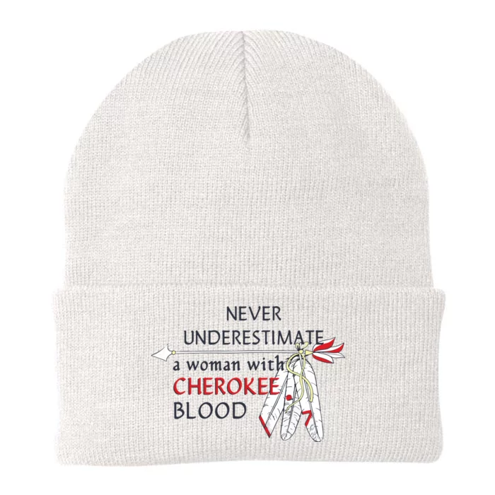 Woman With Cherokee Blood Native American Knit Cap Winter Beanie