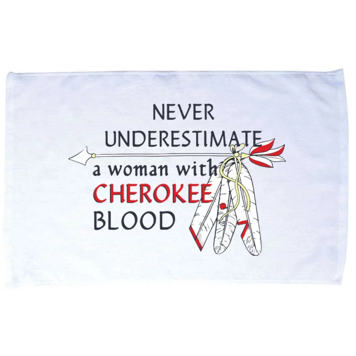 Woman With Cherokee Blood Native American Microfiber Hand Towel