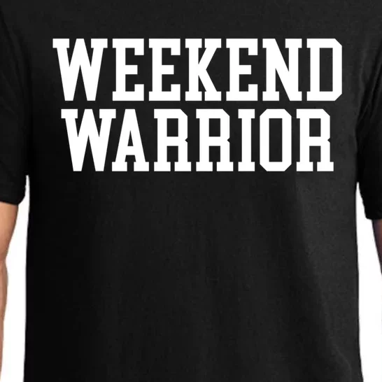 Weekend Warrior Cute Gift Party Ing Bar Keg Pong Team Varsity Great Gift Pajama Set