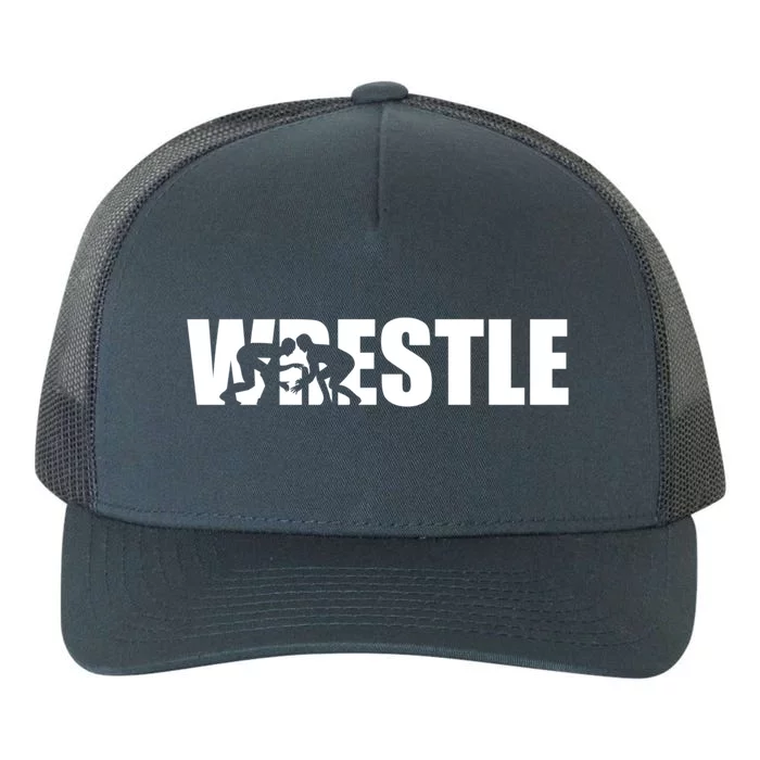 Wrestle Wrestling Cool Gift Yupoong Adult 5-Panel Trucker Hat