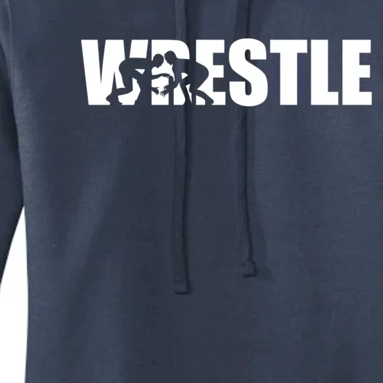 Wrestle Wrestling Cool Gift Women's Pullover Hoodie