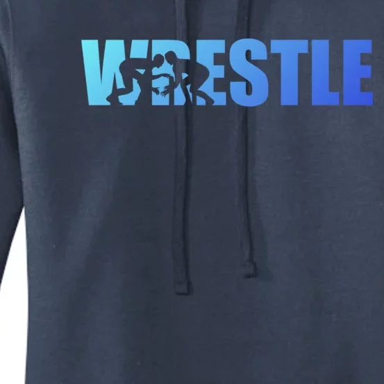 Wrestle Wrestling Cool Gift Women's Pullover Hoodie