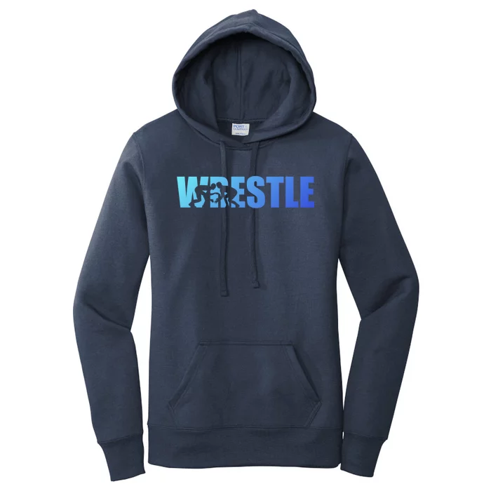 Wrestle Wrestling Cool Gift Women's Pullover Hoodie