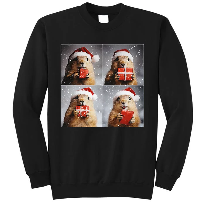 Winter Wonderland Christmas Prairie Dog Tall Sweatshirt