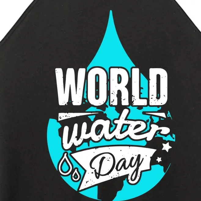 World Water Day Women’s Perfect Tri Rocker Tank