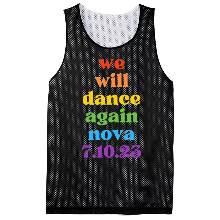 We Will Dance Again Festival 7.10.23 Am Israel Chai Mesh Reversible Basketball Jersey Tank