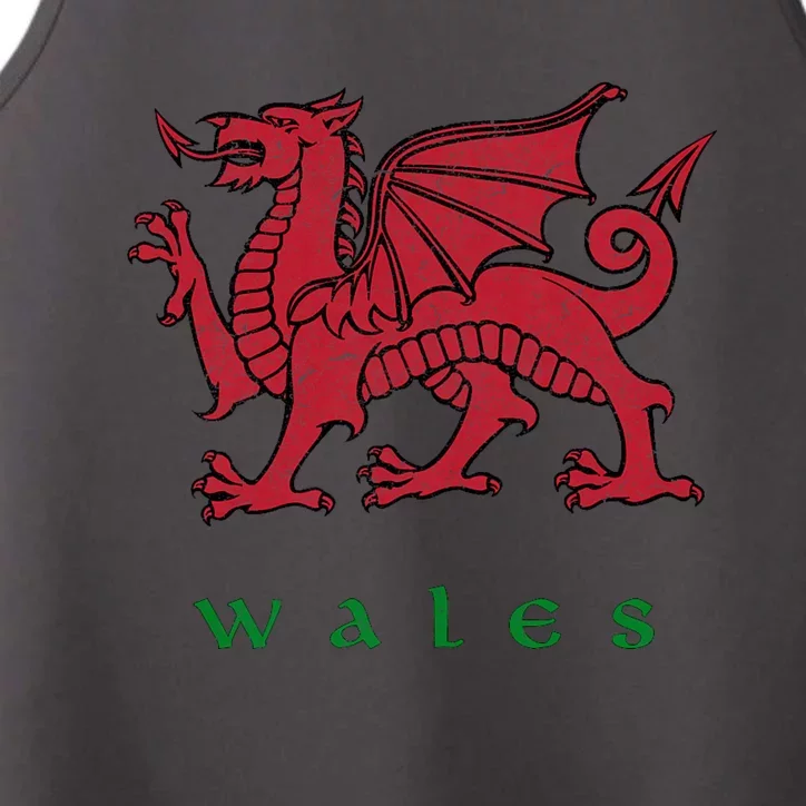 Wales Welsh Dragon Performance Tank