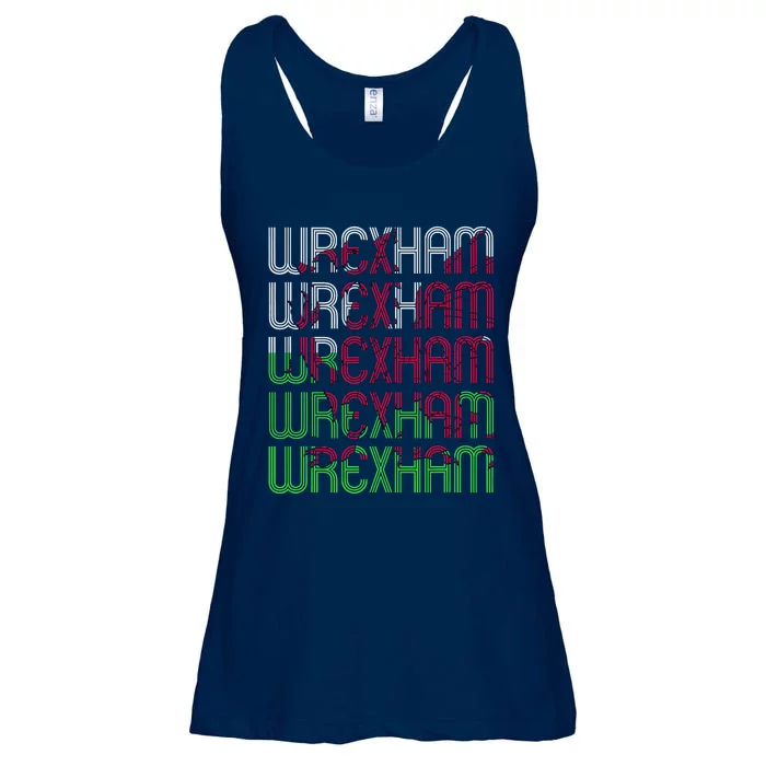 Wrexham Wales Dragon Welsh Flag Sports Merchandise Ladies Essential Flowy Tank