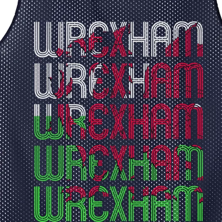 Wrexham Wales Dragon Welsh Flag Sports Merchandise Mesh Reversible Basketball Jersey Tank