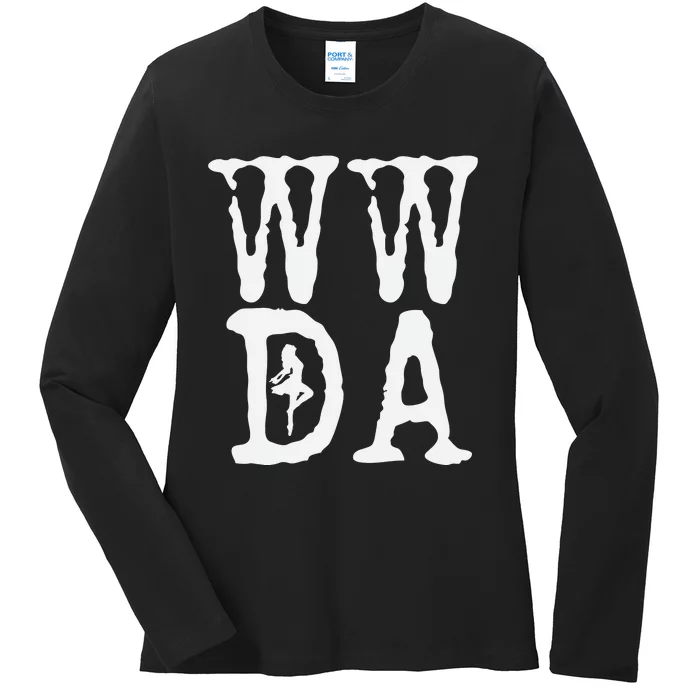 We Will Dance Again Festival 7.10.23 Remembrance Ladies Long Sleeve Shirt