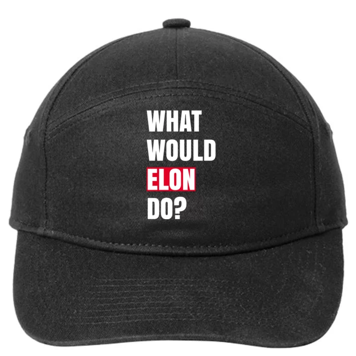 What Would Elon Do 7-Panel Snapback Hat