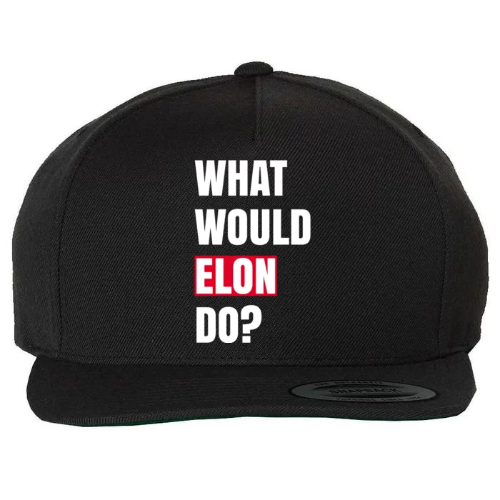 What Would Elon Do Wool Snapback Cap