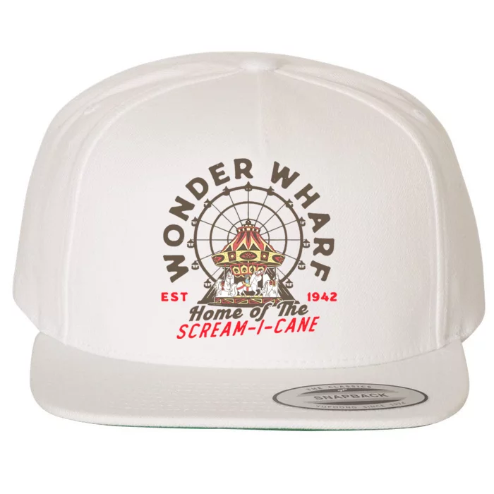 Wonder Wharf Est 1942 Home Of The Scream I Cane Wool Snapback Cap