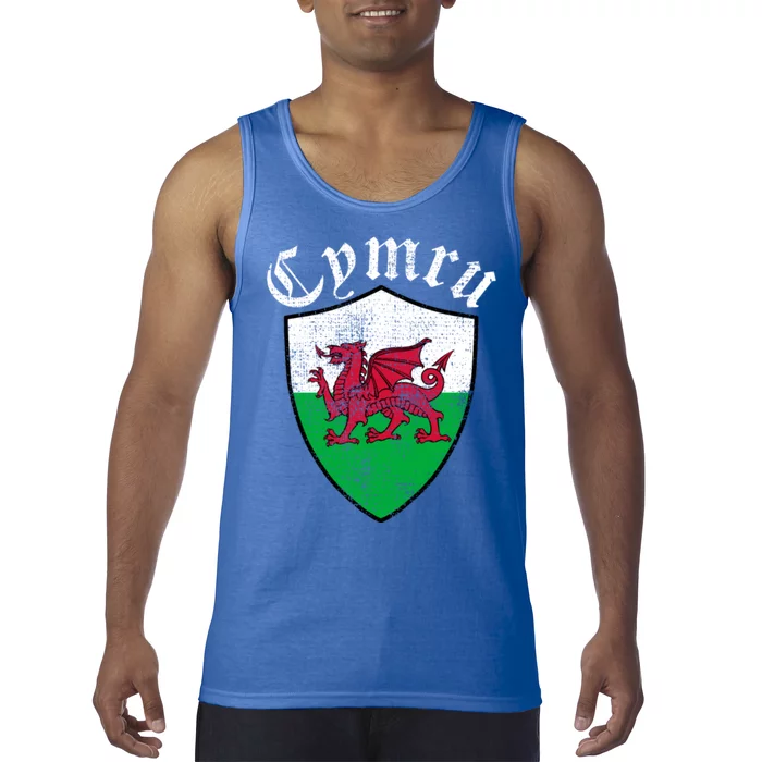 Wales Wrexham Emblem Retro Wrexham Tank Top