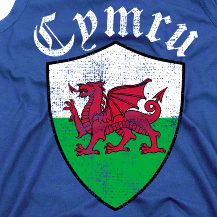 Wales Wrexham Emblem Retro Wrexham Tank Top