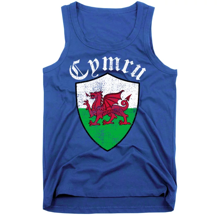 Wales Wrexham Emblem Retro Wrexham Tank Top