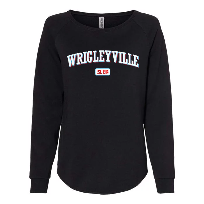 Wrigleyville Wrigleyville Est. 1914 Womens California Wash Sweatshirt