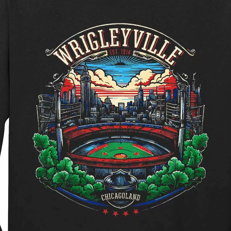 Wrigleyville Wrigleyville Est. 1914 Long Sleeve Shirt