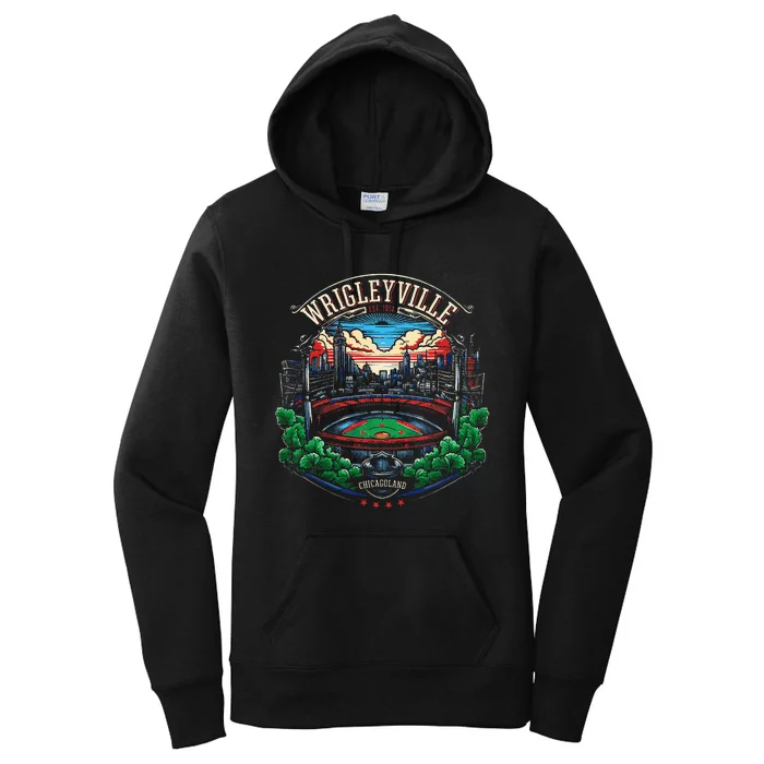 Wrigleyville Wrigleyville Est. 1914 Women's Pullover Hoodie