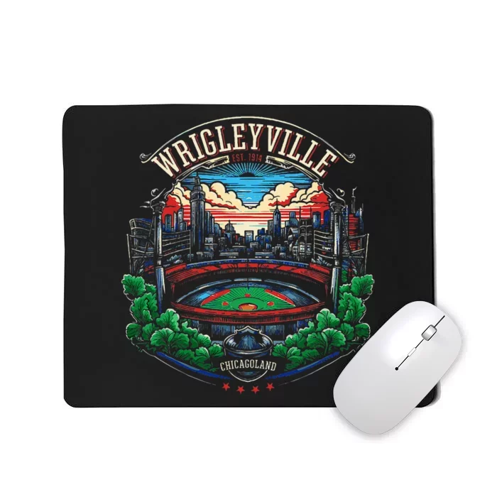 Wrigleyville Wrigleyville Est. 1914 Mousepad