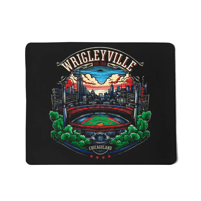 Wrigleyville Wrigleyville Est. 1914 Mousepad