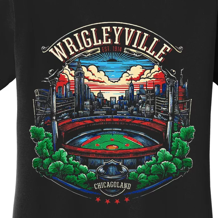 Wrigleyville Wrigleyville Est. 1914 Women's T-Shirt