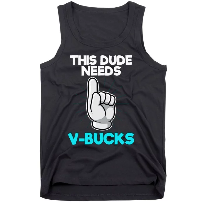 Will Work For Bucks Funny V Gifts For Bucks Rpg Gamer Tank Top