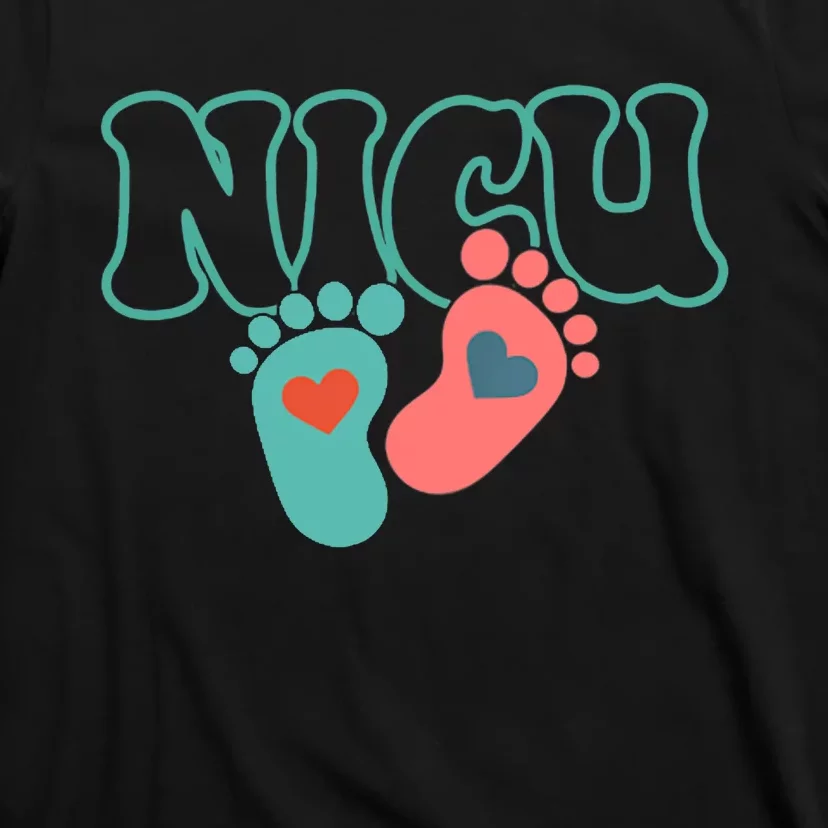 Will Work For Snuggles Nicu Nurse 2 Side T-Shirt