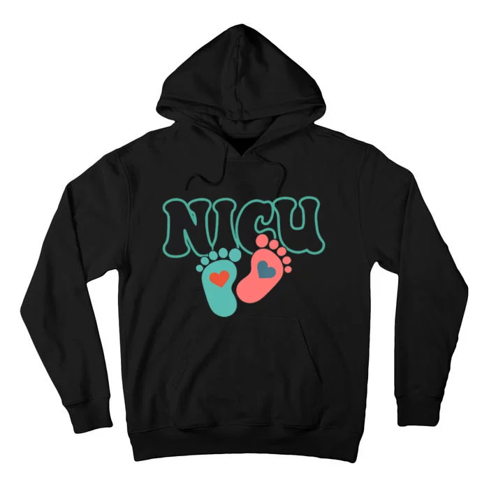 Will Work For Snuggles Nicu Nurse 2 Side Tall Hoodie