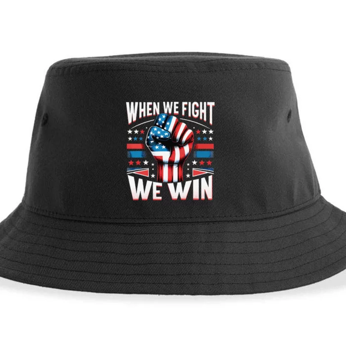 When We Fight We Win Sustainable Bucket Hat