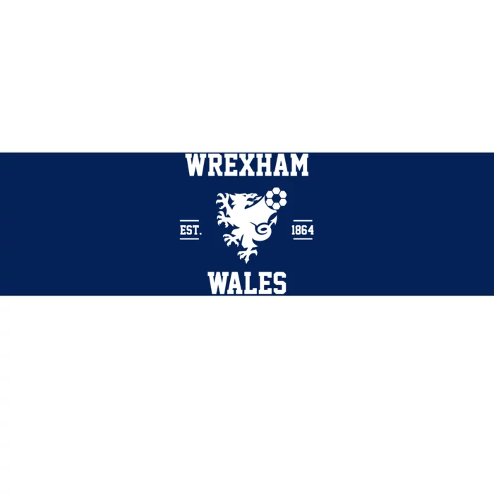 Wrexham Wales Football Gift Bumper Sticker