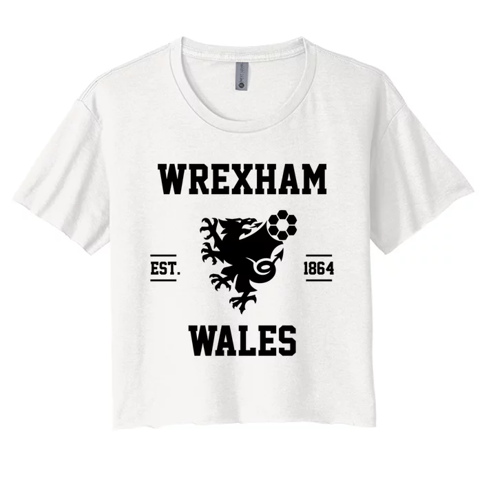 Wrexham Wales Football Gift Women's Crop Top Tee