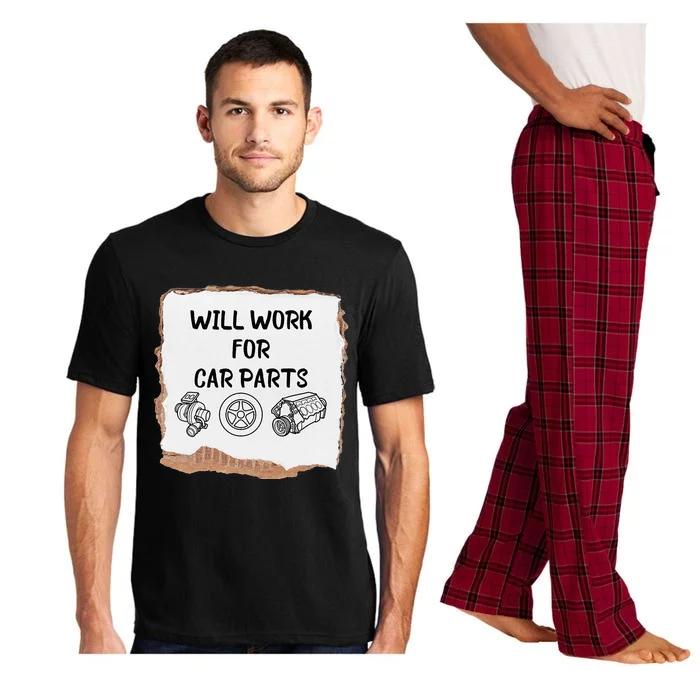 Will work for car parts car enthusiast muscle car Pajama Set