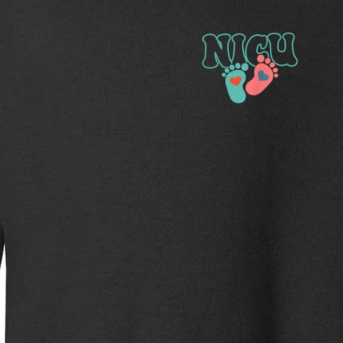 Will Work For Snuggles Nicu Nurse 2 Side Toddler Sweatshirt