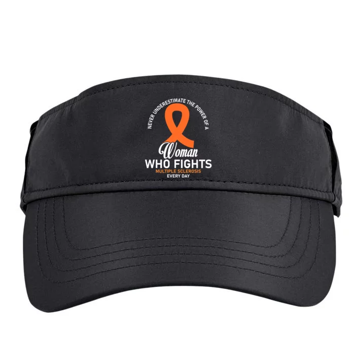 Women Who Fight Multiple Sclerosis Awareness Adult Drive Performance Visor