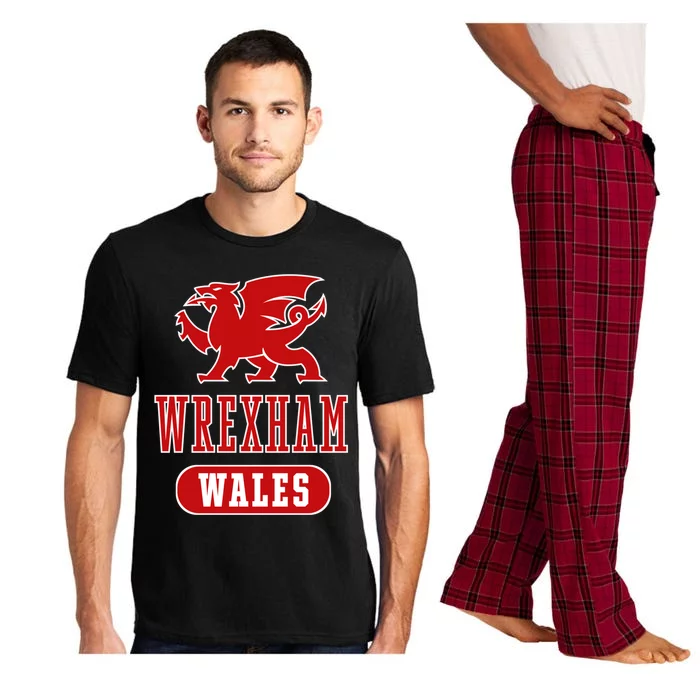 Wrexham Wales Fierce Welsh Dragon Meaningful Gift Pajama Set