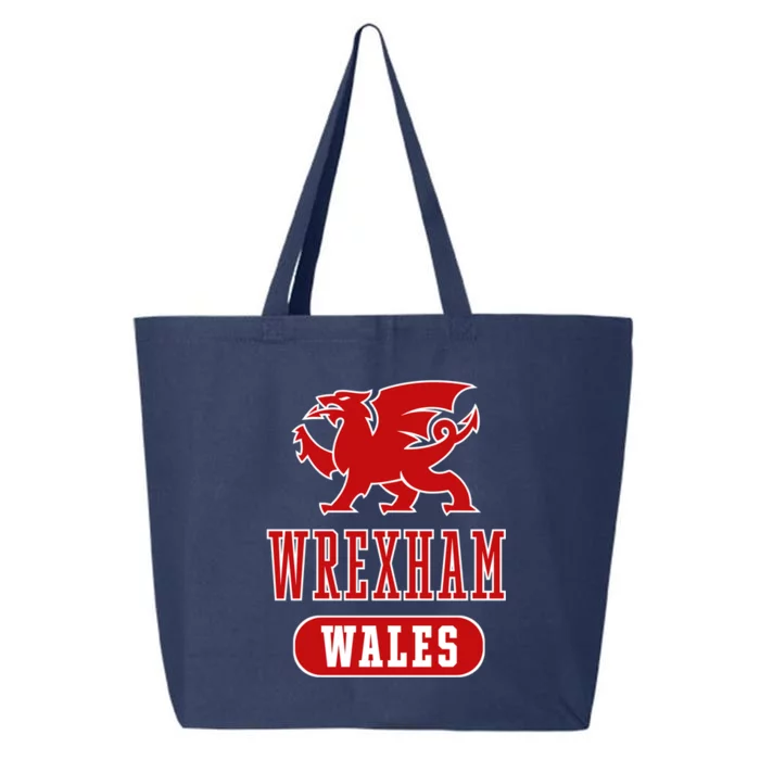 Wrexham Wales Fierce Welsh Dragon Meaningful Gift 25L Jumbo Tote