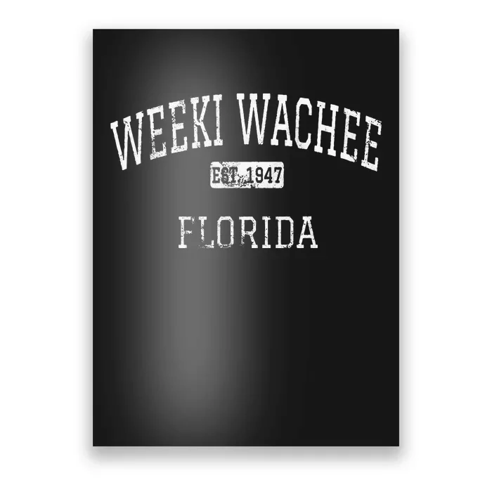 Weeki Wachee Florida FL Vintage Poster