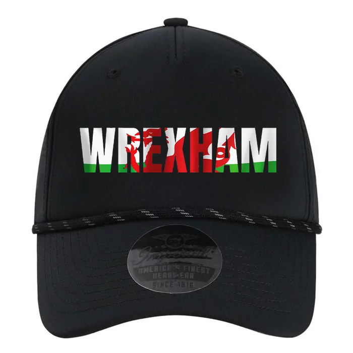 Wrexham Wales Flag Welsh Dragon Apparel Merchandise Performance The Dyno Cap